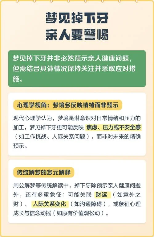 梦见坏牙齿掉了是什么意思 周公解梦_1