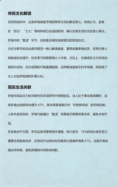梦见去世的人复活了_2