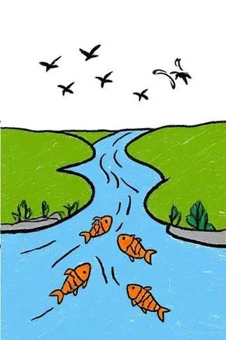 小河简笔画儿童画-简笔画儿童画主题