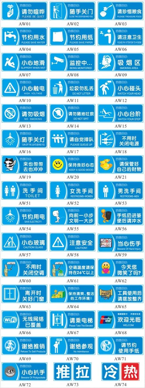 在哪儿查洁净车间标识牌的英文版_2