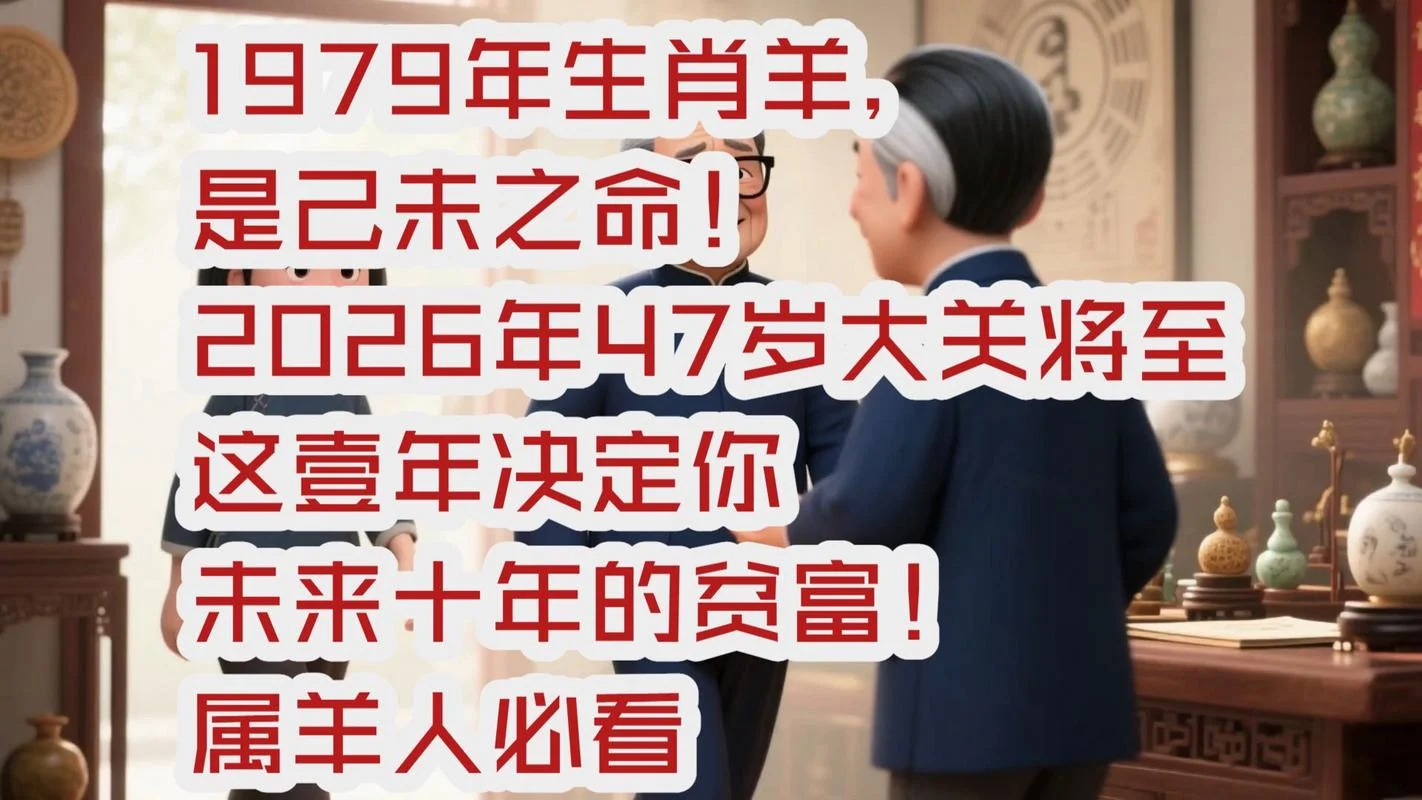 1979年2023年属羊人的全年运势-属羊人 1979-2023 全年运势