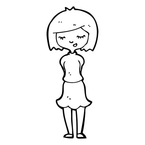 害羞简笔画_1