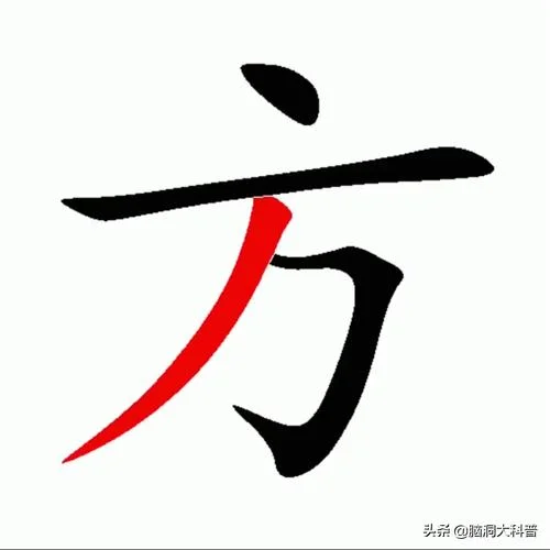 方得笔顺怎么写_2