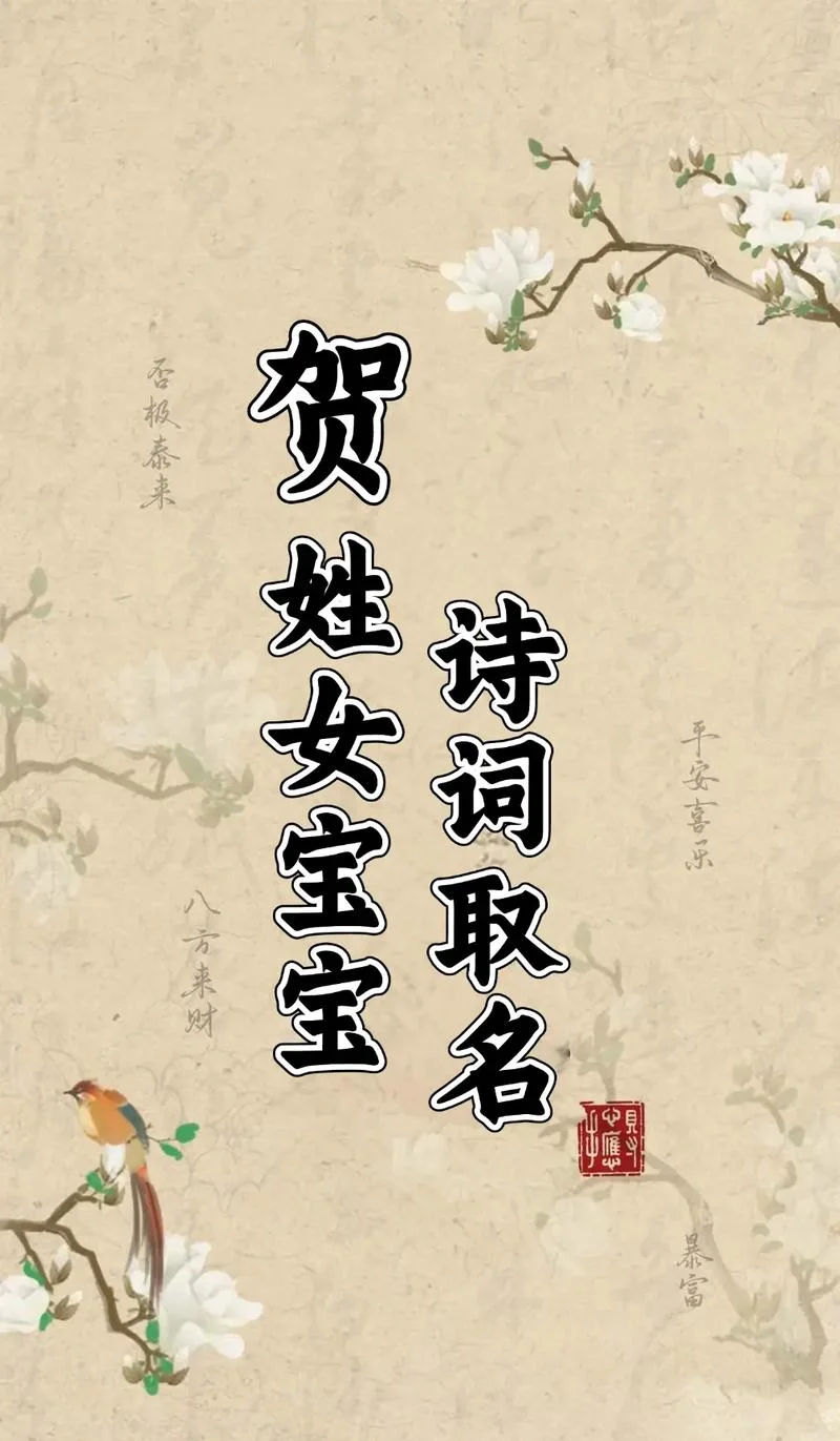 贺姓女孩起名霸气点_2