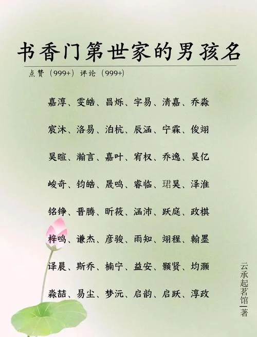 小说人物起名常用的字_2