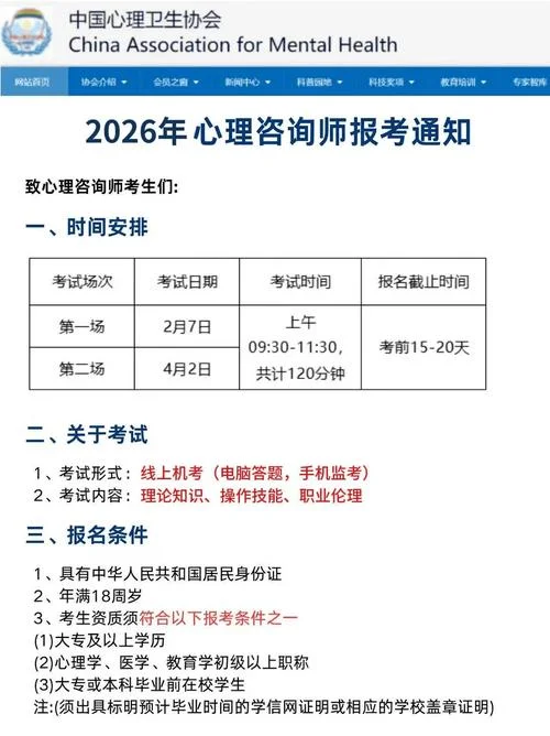 全国心理咨询师报考条件2020年_2