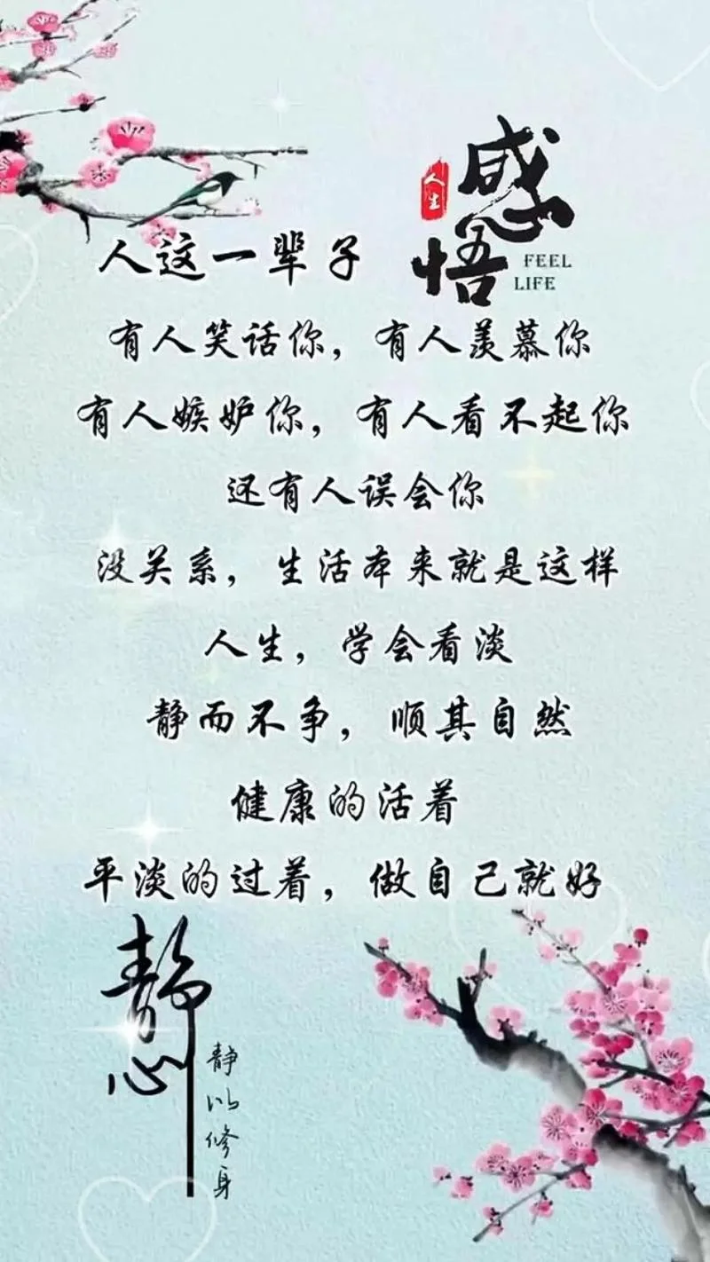 感悟人生唯美图片带字_1