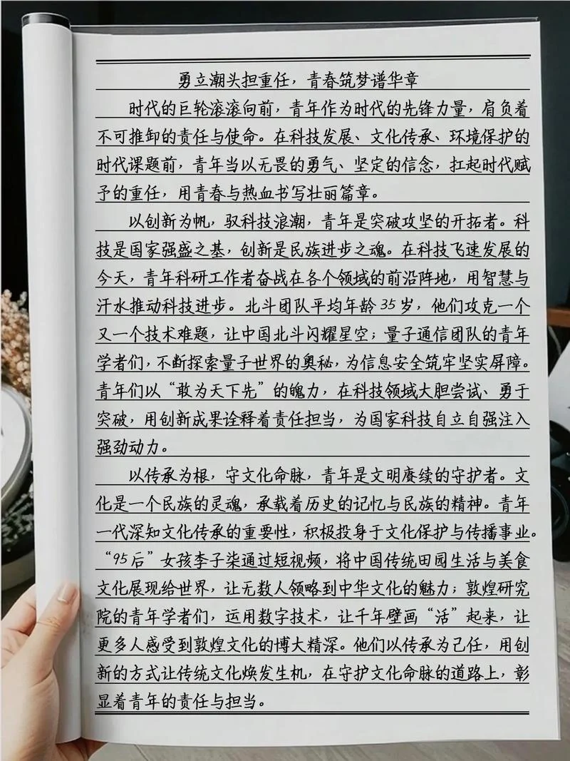 斜杠青年高中议论文-斜杠高中议论文