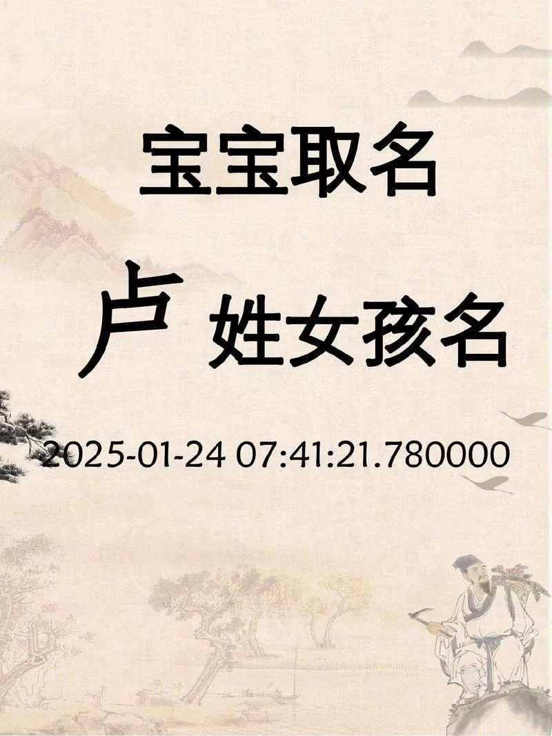卢姓起名女生_2