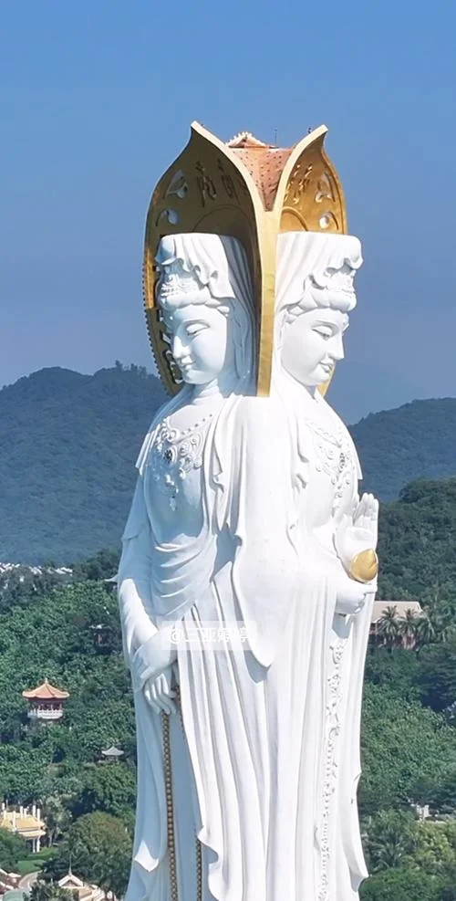 三亚旅游景点海上观音-