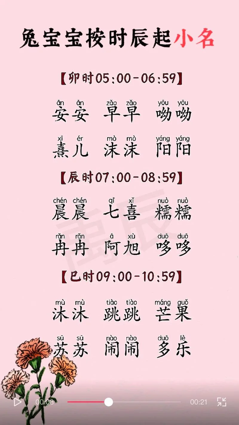 兔宝宝起名字男孩乳名_1