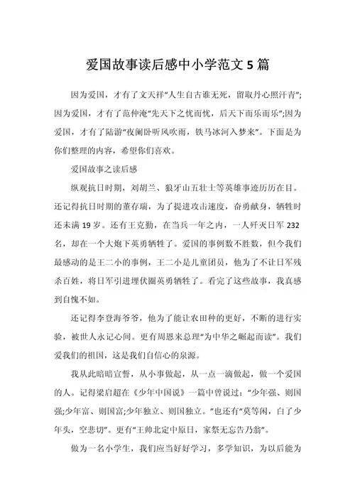 爱国主义心得体会550字_1