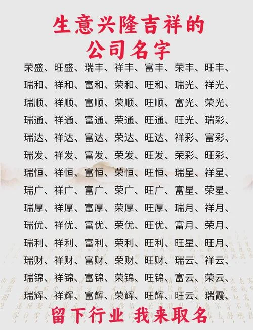 商贸公司起名吉利名字_1