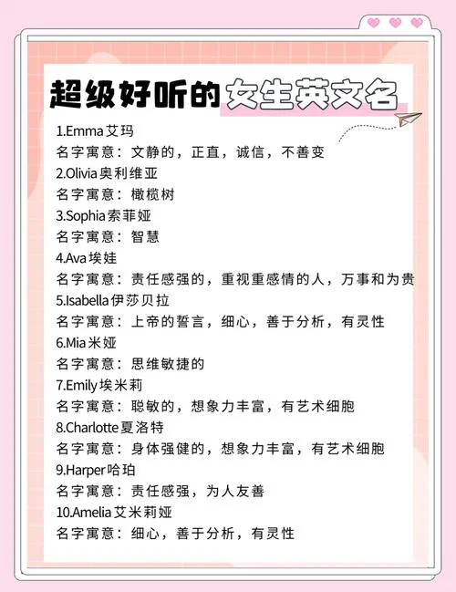 好听的项目英文名_1