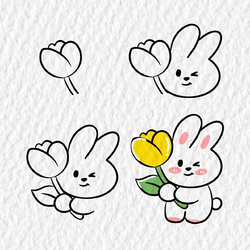 简笔画可爱有趣动漫_1