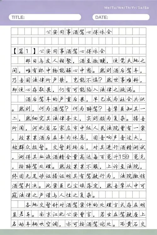 酒驾的心得体会总结_2