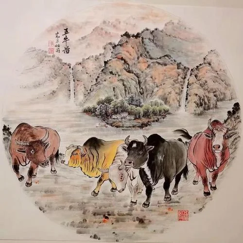 五牛图作者是谁_2