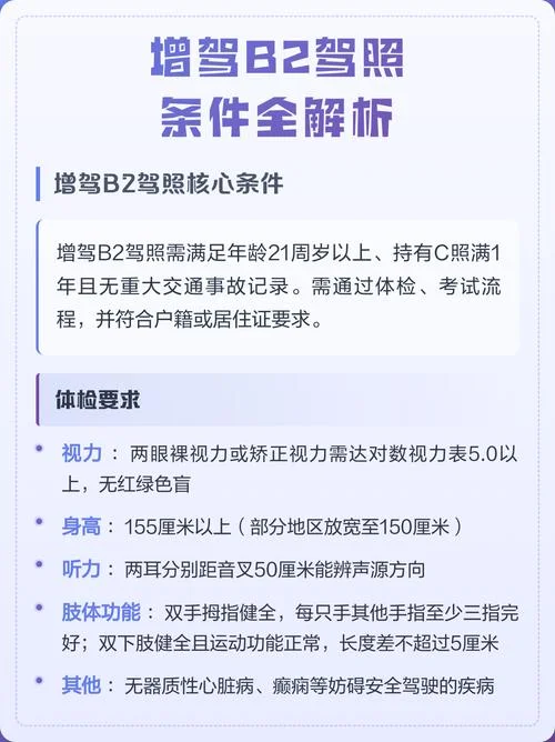 b2驾照要什么条件_1