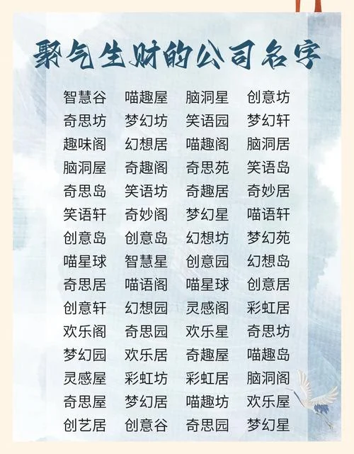 搞笑公司起名-搞笑公司起名