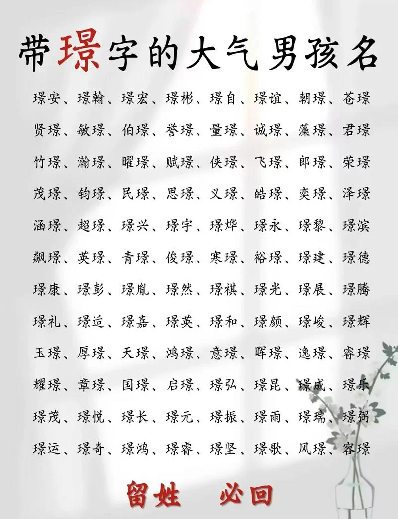 寓意好的字男孩起名-寓意好男孩起名