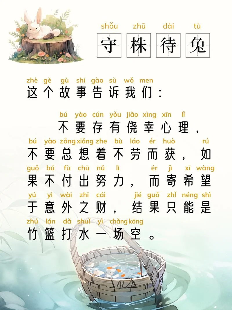 守株待兔小古文的道理_1