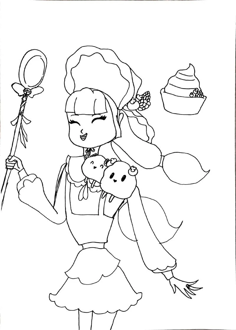 小姑娘怎么画-如何画小姑娘