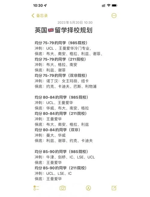 英国留学择校原因-