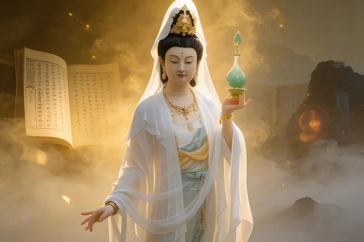 梦见与观音菩萨说话_1