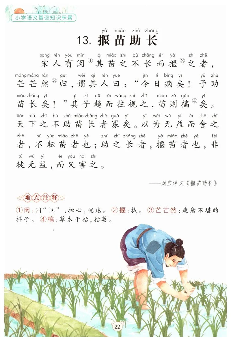 拔苗助长这则寓言告诉我们什么道理_1