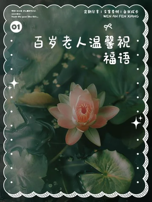 祝老人的祝福语四字_1