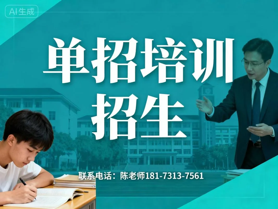 高中单招培训班报名_1
