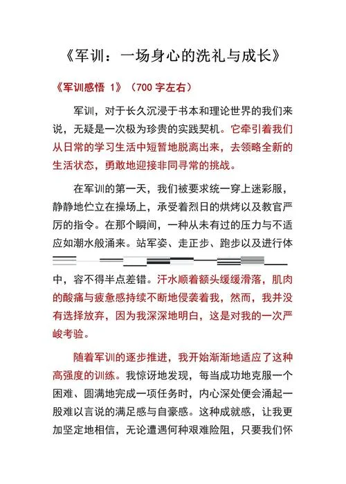 军训感悟500字左右免费_1