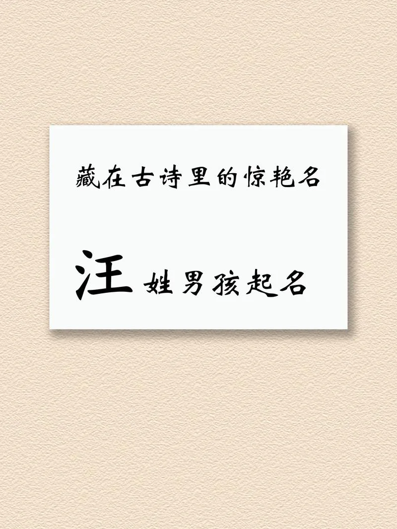 姓受男孩起名_1