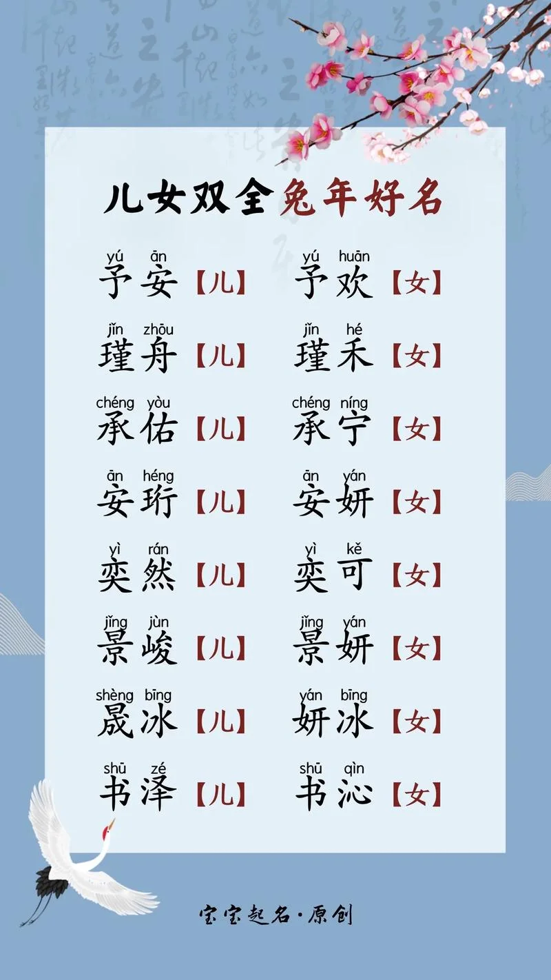 权威宝宝起名兔年_1