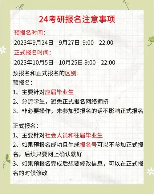 考研报名时间什么时候-考研报名时间