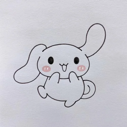 肉桂狗简笔画_1