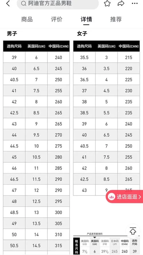 鞋码内长什么意思_2