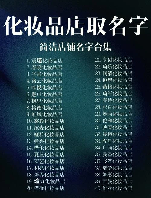 美容护肤公众号起名_1