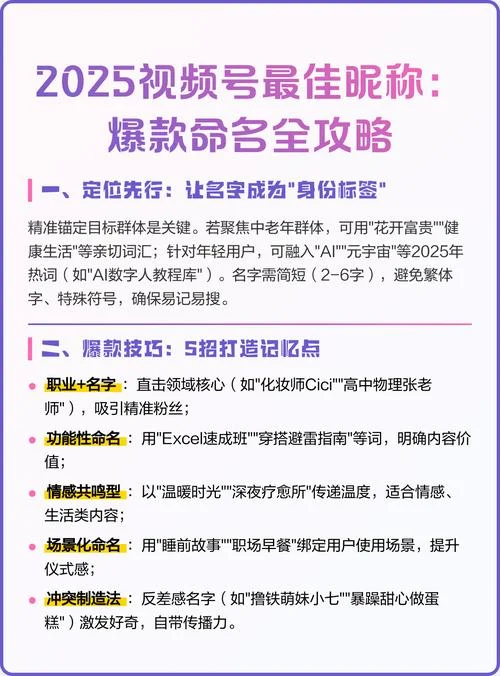 视频号怎么起名字好听_2