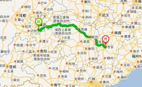 包头到重庆多少公里_2