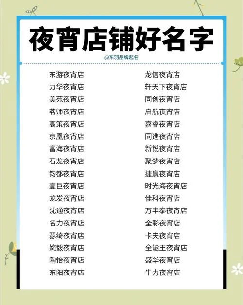 给小吃店起名大全_1