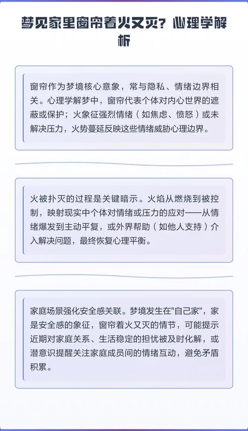 梦见房子着火是什么征兆-梦宅起火预示何事