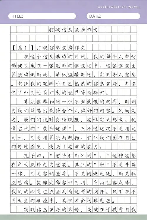 信息时代的特点议论文_2