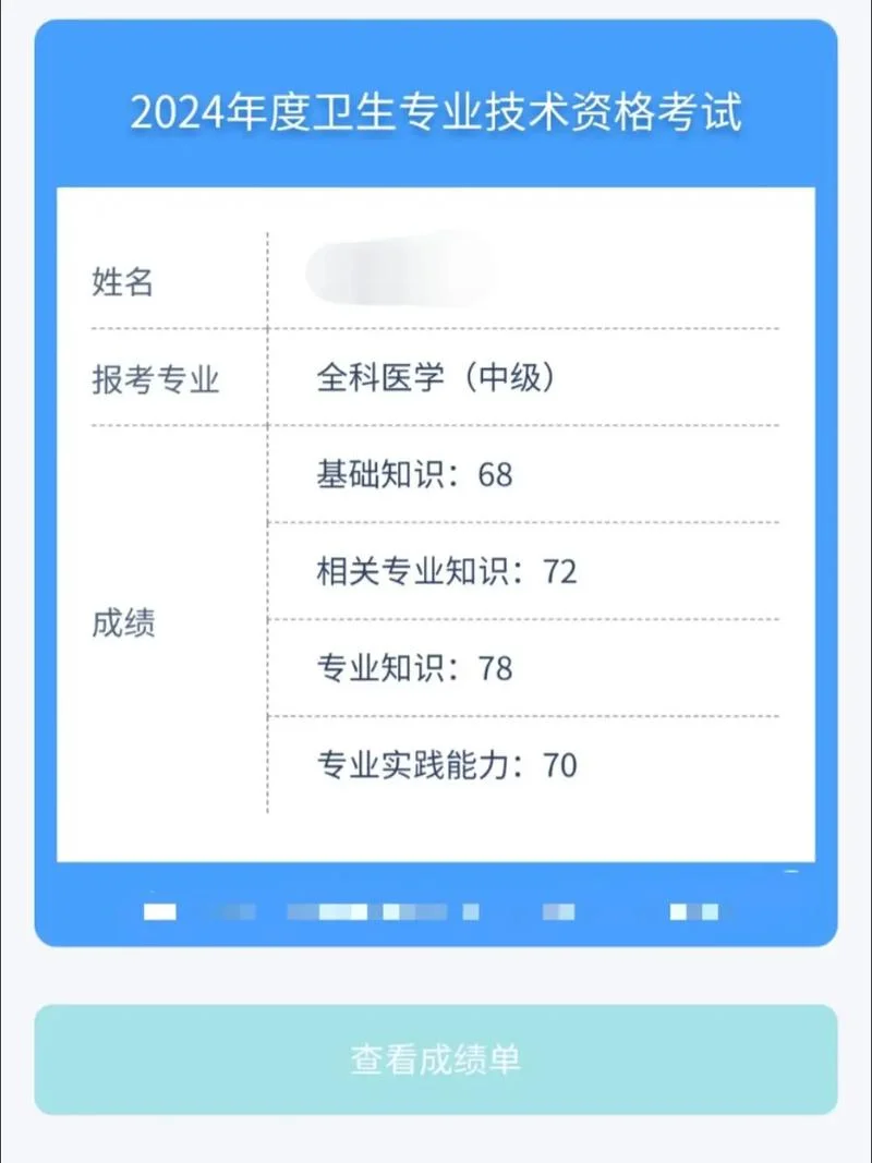 中西医执业助理医师考试成绩查询-中西医执业助理医师成绩查询