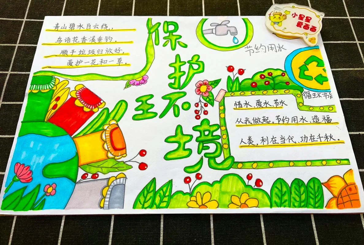 手抄报环保内容怎么写_1