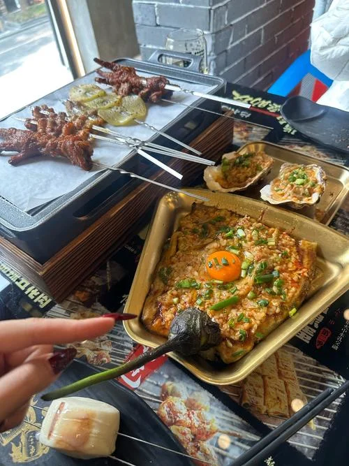 韩国大学路烧烤自助_2