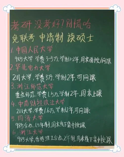 免联考硕士考研_2