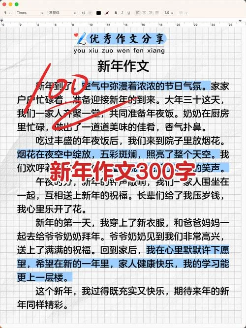 六年级作文写新年-六年级新年作文