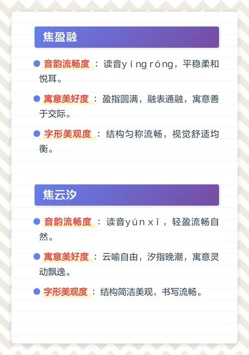 姓焦怎么起名字_1