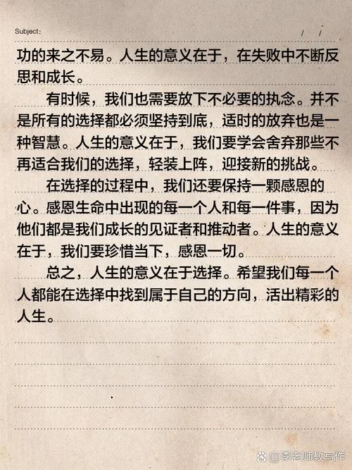 人生感悟作文议论文_1